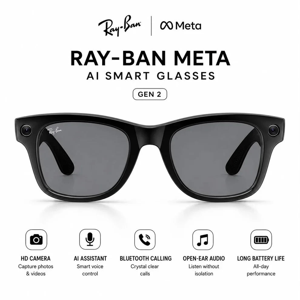 Ray-Ban | Meta AI Smart Glasses (Gen 2)