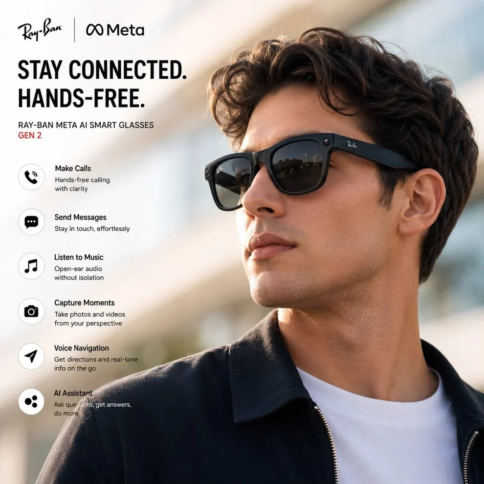 Ray-Ban | Meta AI Smart Glasses (Gen 2)